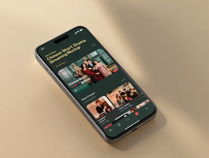 在线短剧 APP 界面 在线短剧APP 界面展示